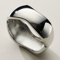 Wide and Wavy 18K Gold Cuff Bracelet
