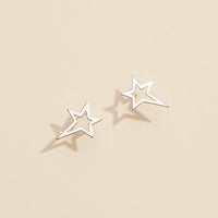 Star Gold Dip Stud Earrings