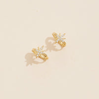 Northern Star 18K Gold Dip Basic Hoop Earrings