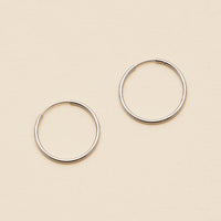 Classic Hoop Earrings | 18K Gold Dipped Jewelry