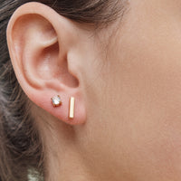 18K Gold Dipped Minimalist 6-Pair Geometric Gold Stud Earring Set – Modern and Chic Designs