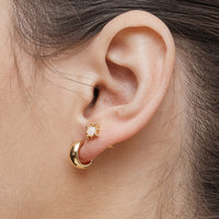 Celestial 18K Gold Dipped Earring Set -Piece Moon, Star, & Sun