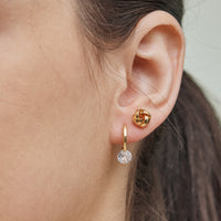 12-Piece Gold Earring Set – Heart, Pearl, Knot, & Hoop Jewelry Collection (18K Gold Dipped)