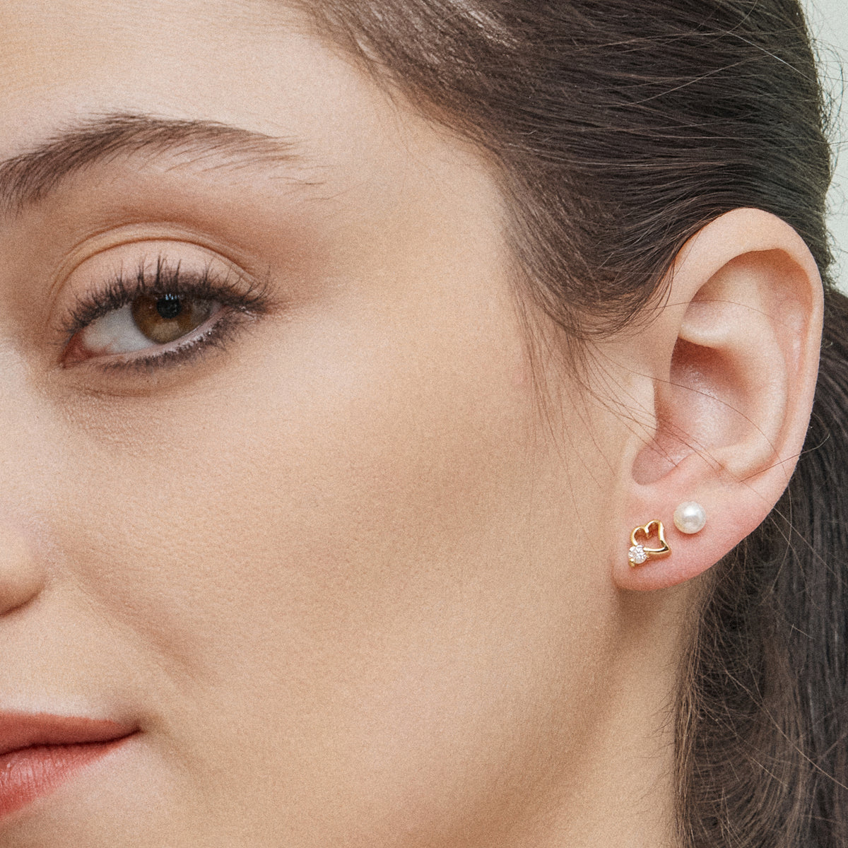 12-Piece Gold Earring Set – Heart, Pearl, Knot, & Hoop Jewelry Collection (18K Gold Dipped)