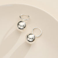 Gold-dip Ball Hoop Earrings | Timeless and Elegant Jewelry