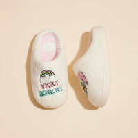 Very Merry Christmas Unicorn Home Slippers - Kids for Christmas Gift