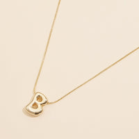 16 Assorted Pack of Bubble Design Initial Short Necklaces