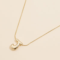 16 Assorted Pack of Bubble Design Initial Short Necklaces