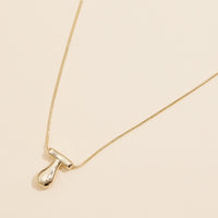 16 Assorted Pack of Bubble Design Initial Short Necklaces