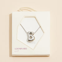 16 Assorted Pack of Bubble Design Initial Short Necklaces
