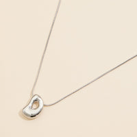 16 Assorted Pack of Bubble Design Initial Short Necklaces