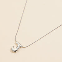 16 Assorted Pack of Bubble Design Initial Short Necklaces