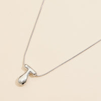 16 Assorted Pack of Bubble Design Initial Short Necklaces