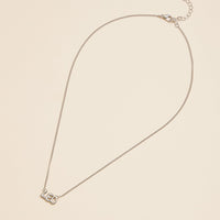 Bubble Letters Horoscope Short Necklace