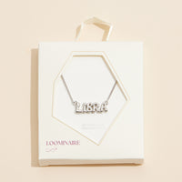 Bubble Letters Horoscope Short Necklace