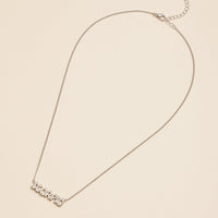 Bubble Letters Horoscope Short Necklace