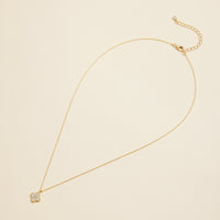 Clover Charm Gold Dip Short Necklace