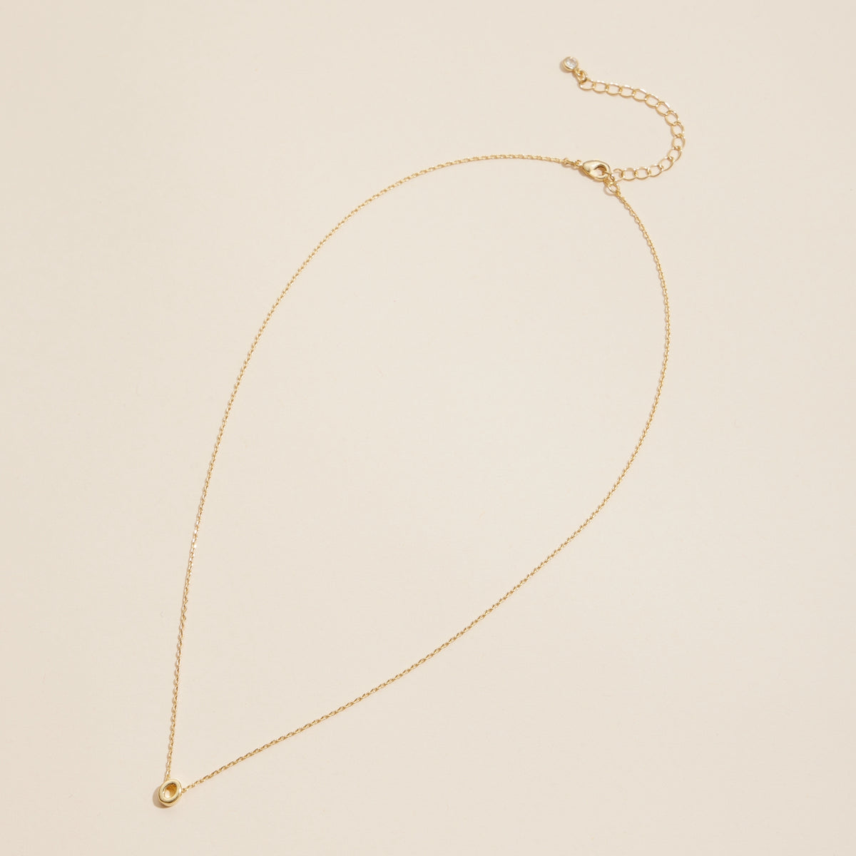 Numbers Basic Gold Dipped Short Necklace