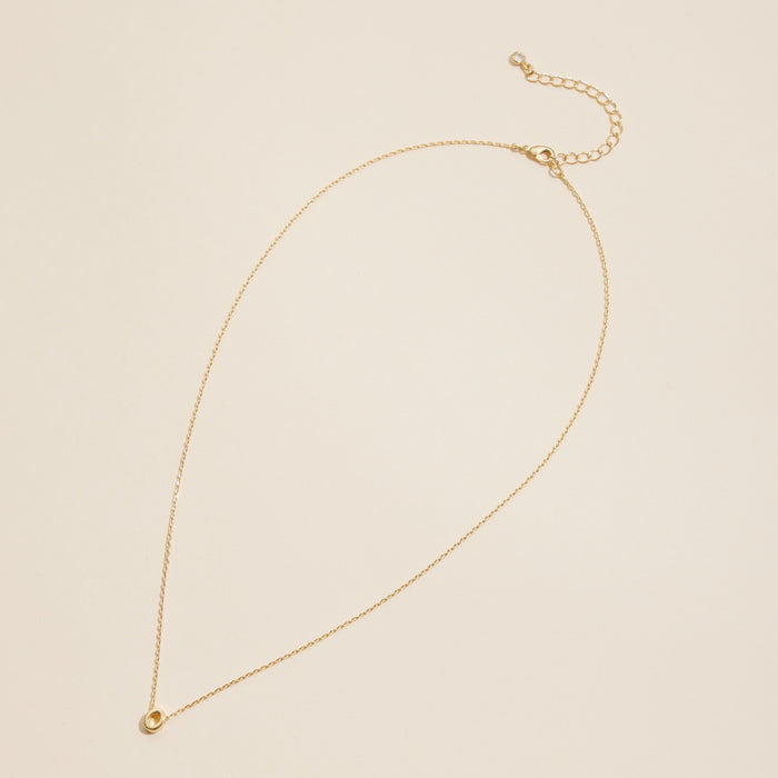 Numbers Basic Gold Dipped Short Necklace