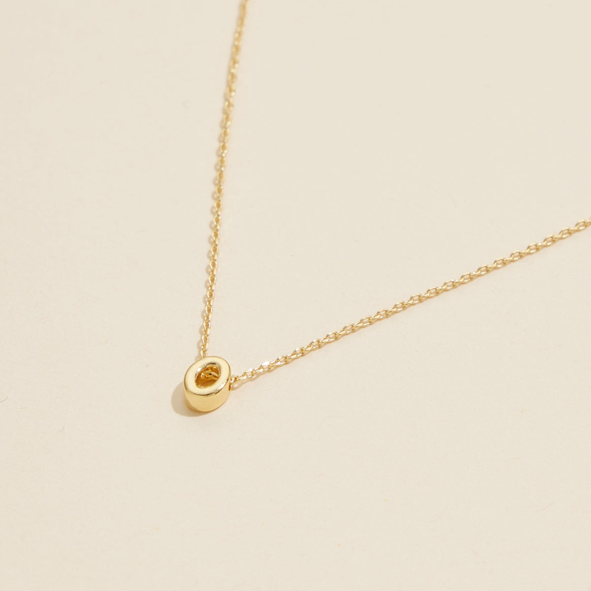 Numbers Basic Gold Dipped Short Necklace
