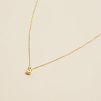 Numbers Basic Gold Dipped Short Necklace