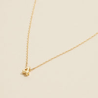 Numbers Basic Gold Dipped Short Necklace