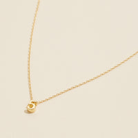 Numbers Basic Gold Dipped Short Necklace