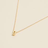 Numbers Basic Gold Dipped Short Necklace
