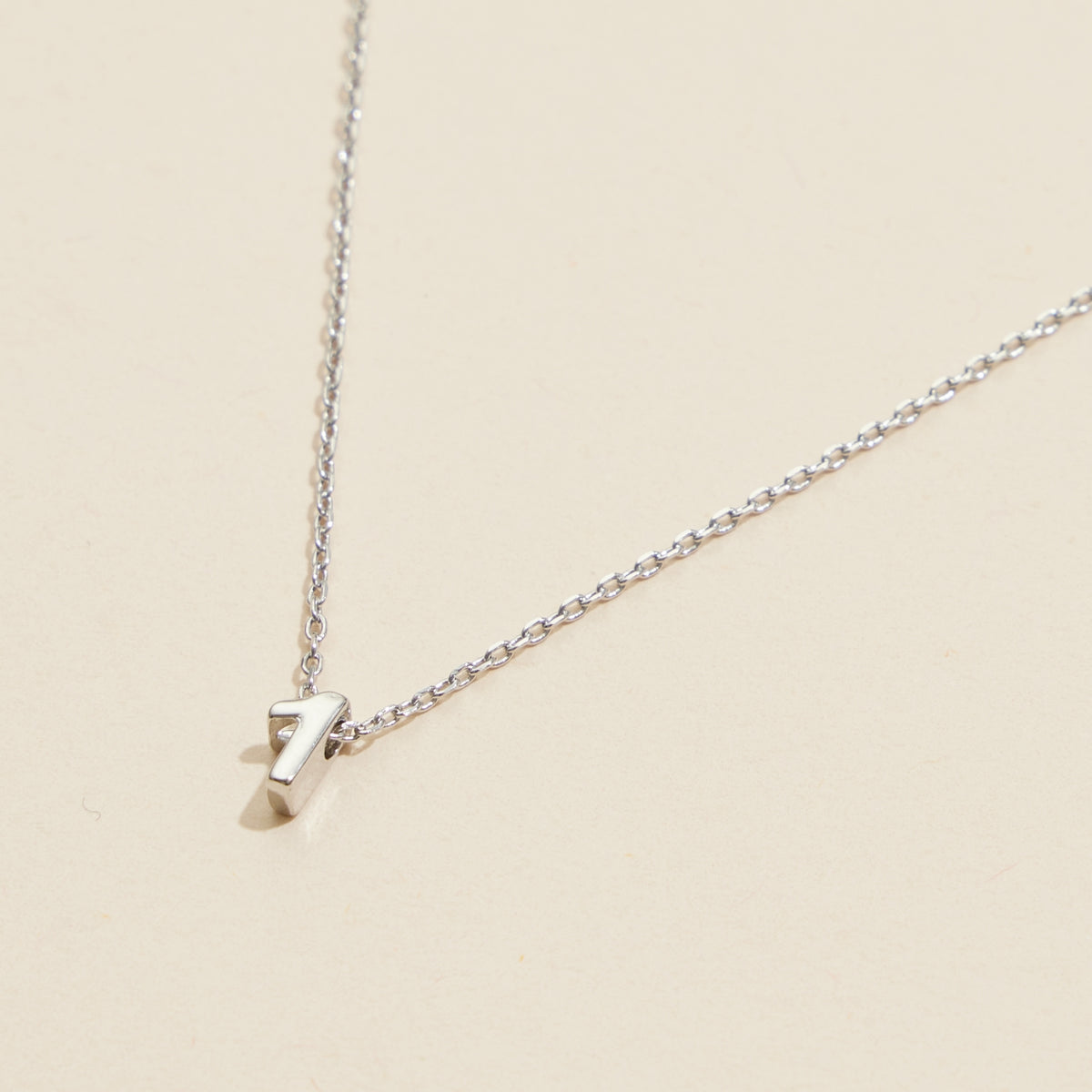 Numbers Basic Gold Dipped Short Necklace