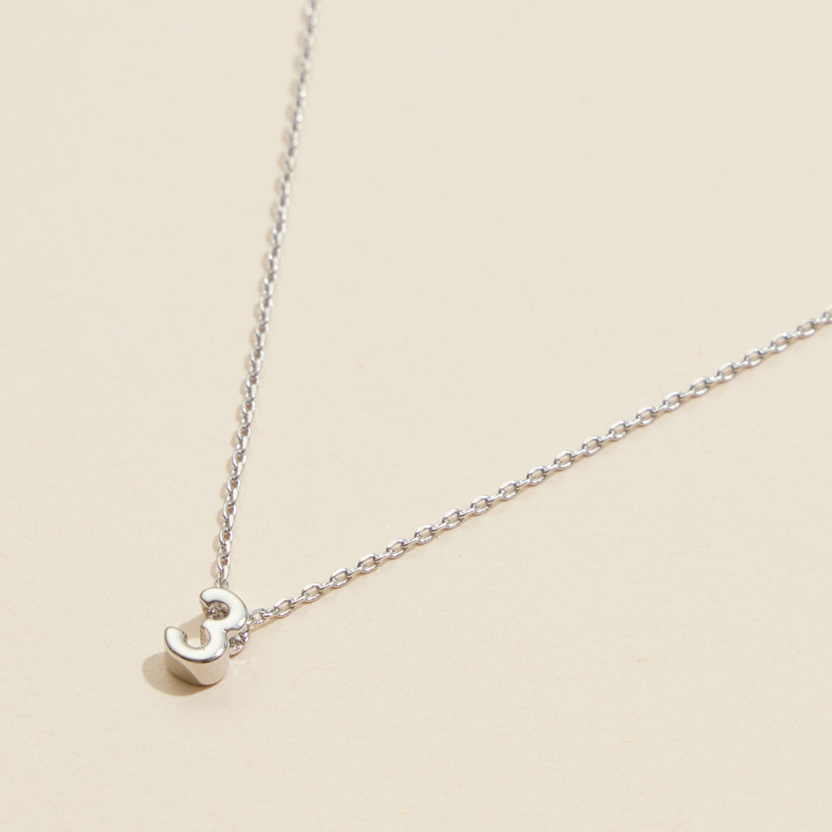Numbers Basic Gold Dipped Short Necklace