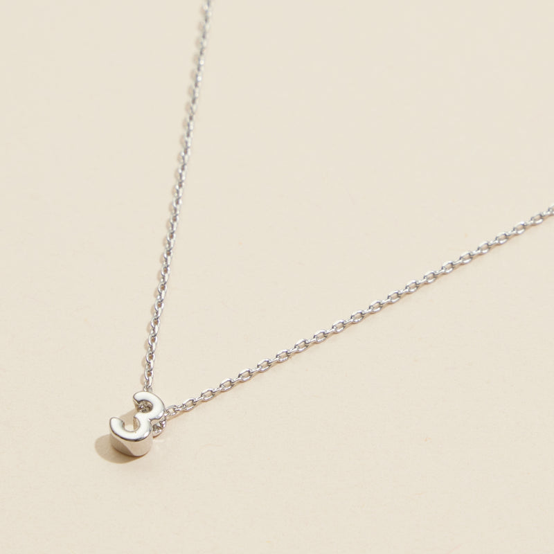 Numbers Basic Gold Dipped Short Necklace