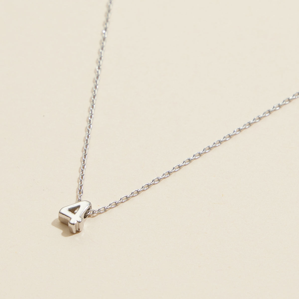 Numbers Basic Gold Dipped Short Necklace