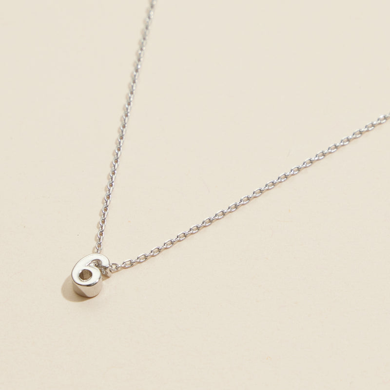 Numbers Basic Gold Dipped Short Necklace