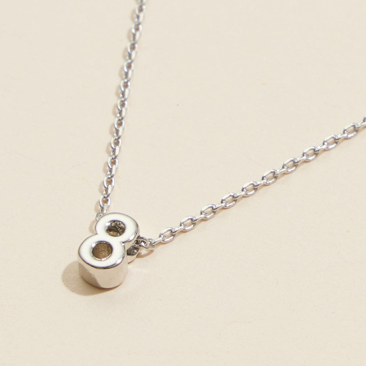Numbers Basic Gold Dipped Short Necklace
