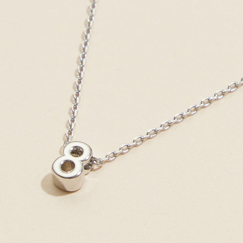 Numbers Basic Gold Dipped Short Necklace
