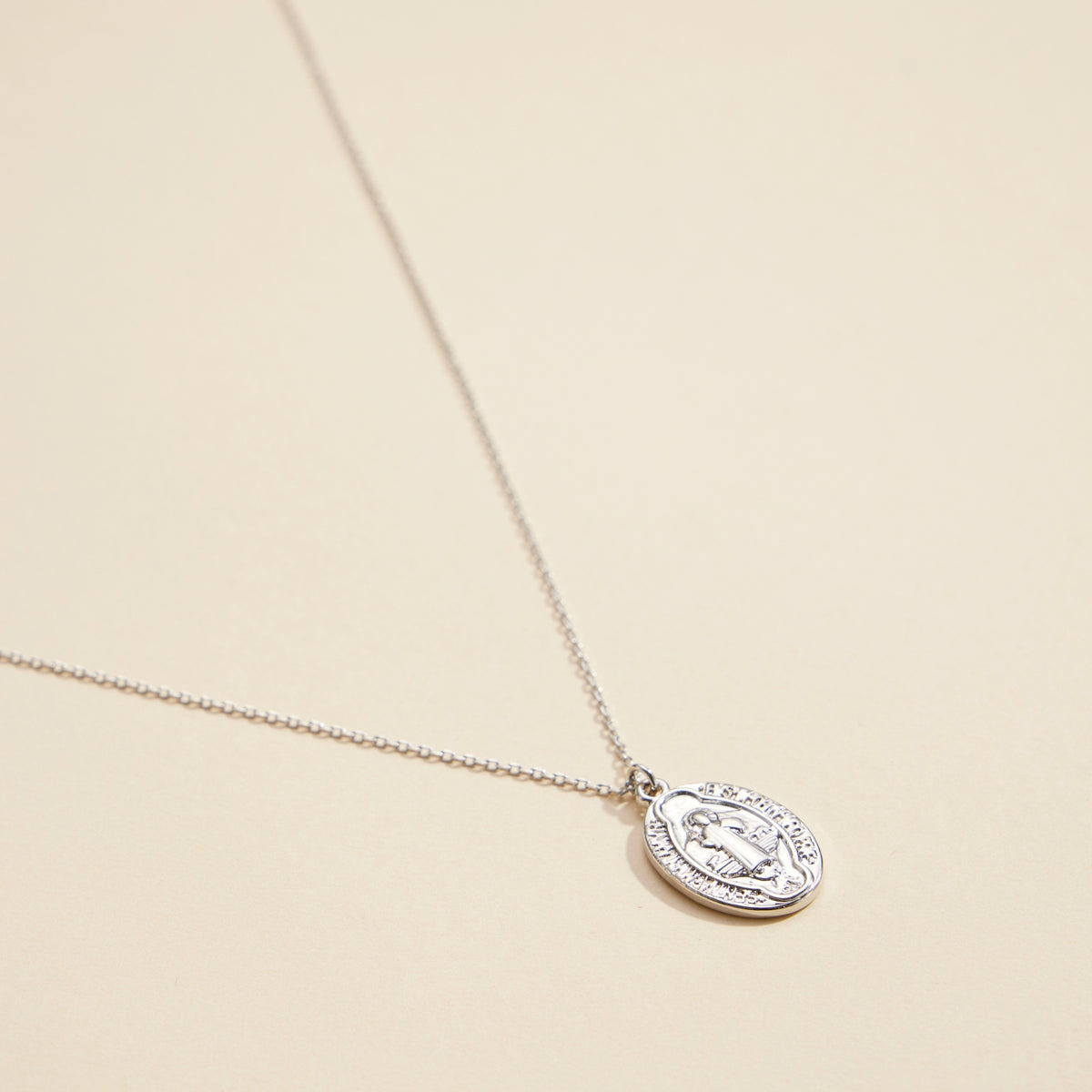 Coin Charm Gold Dip Short Necklace