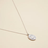 Coin Charm Gold Dip Short Necklace