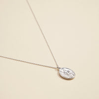 Coin Charm Gold Dip Basic Short Necklace
