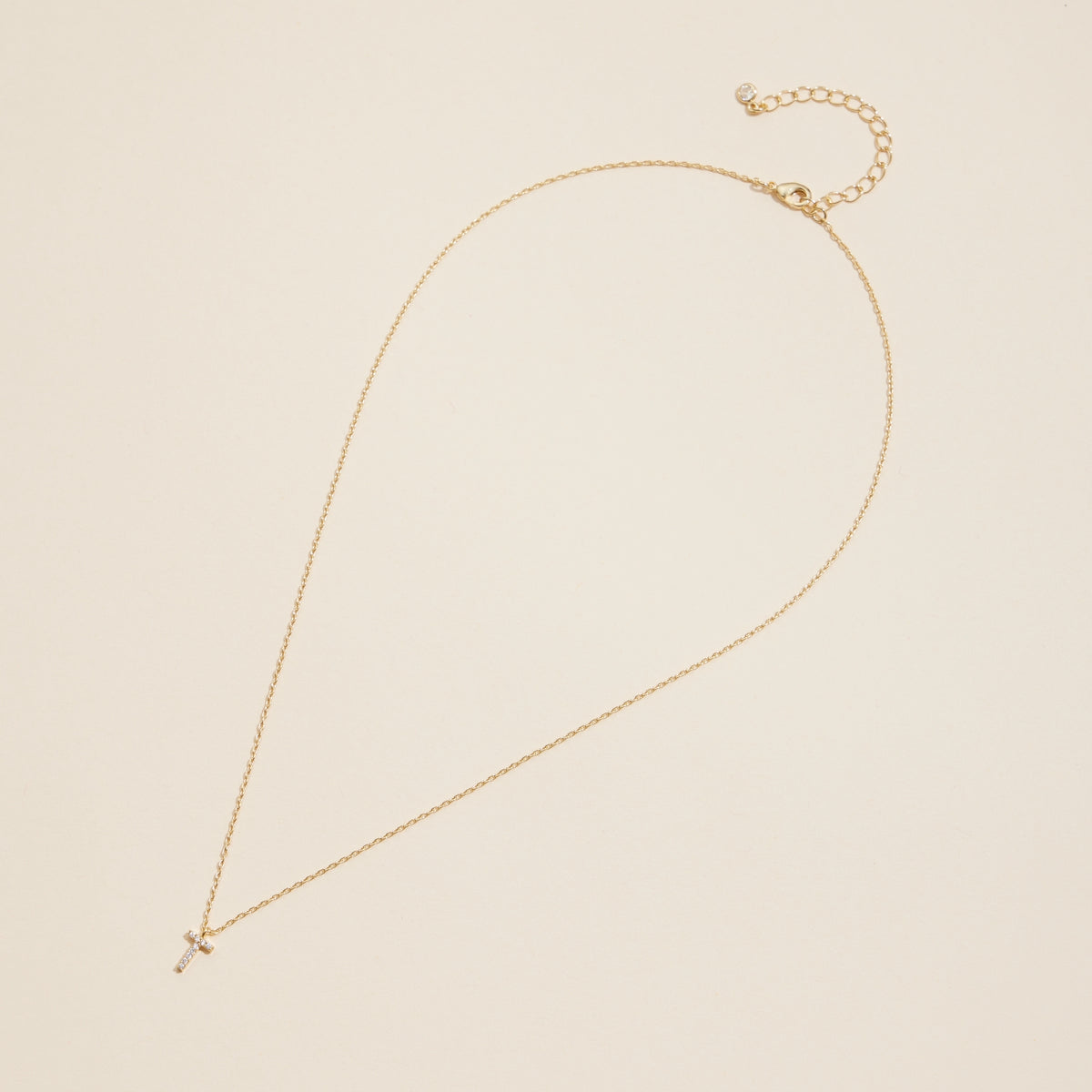 Letters Basic Gold Dipped Short Necklace