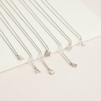Letters Basic Gold Dipped Short Necklace