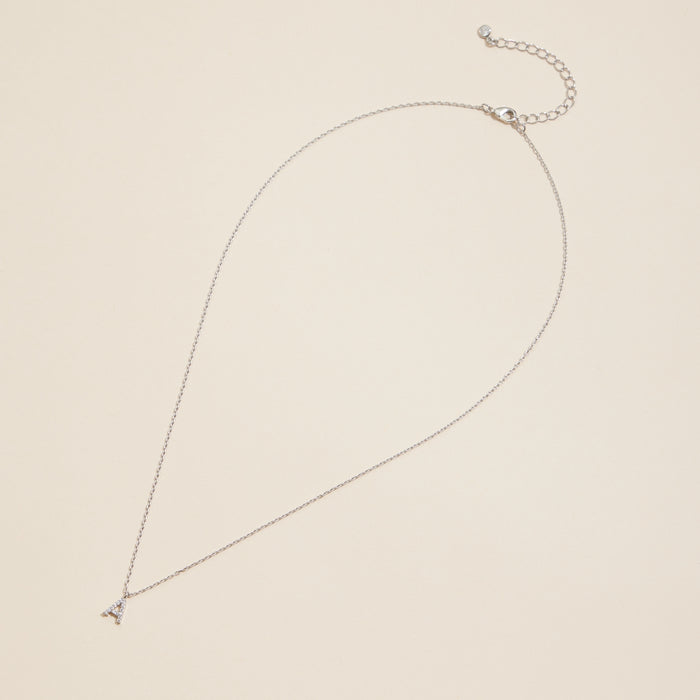 Letters Basic Gold Dipped Short Necklace