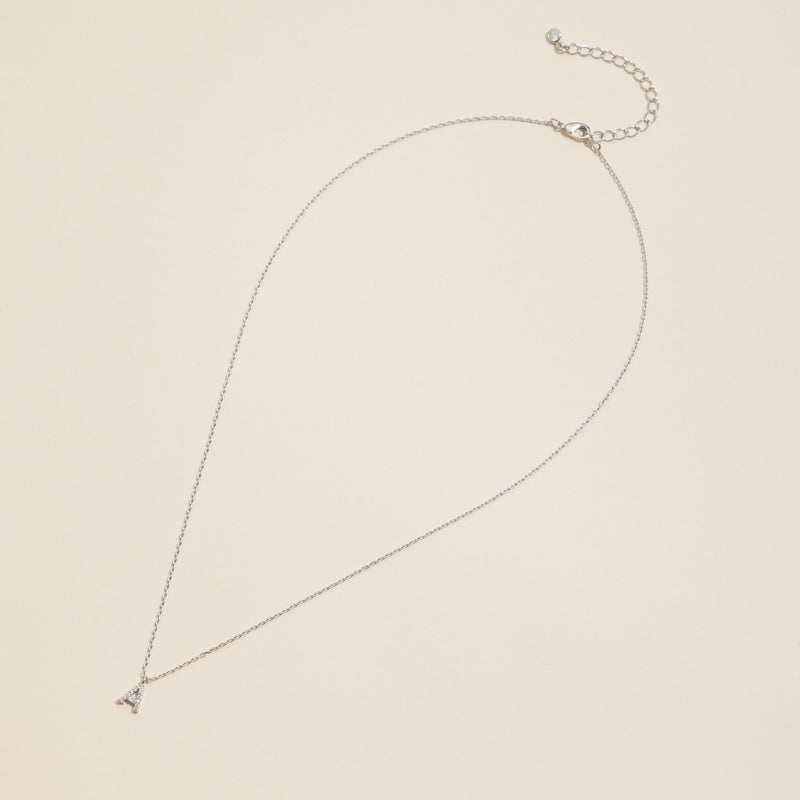 Letters Basic Gold Dipped Short Necklace