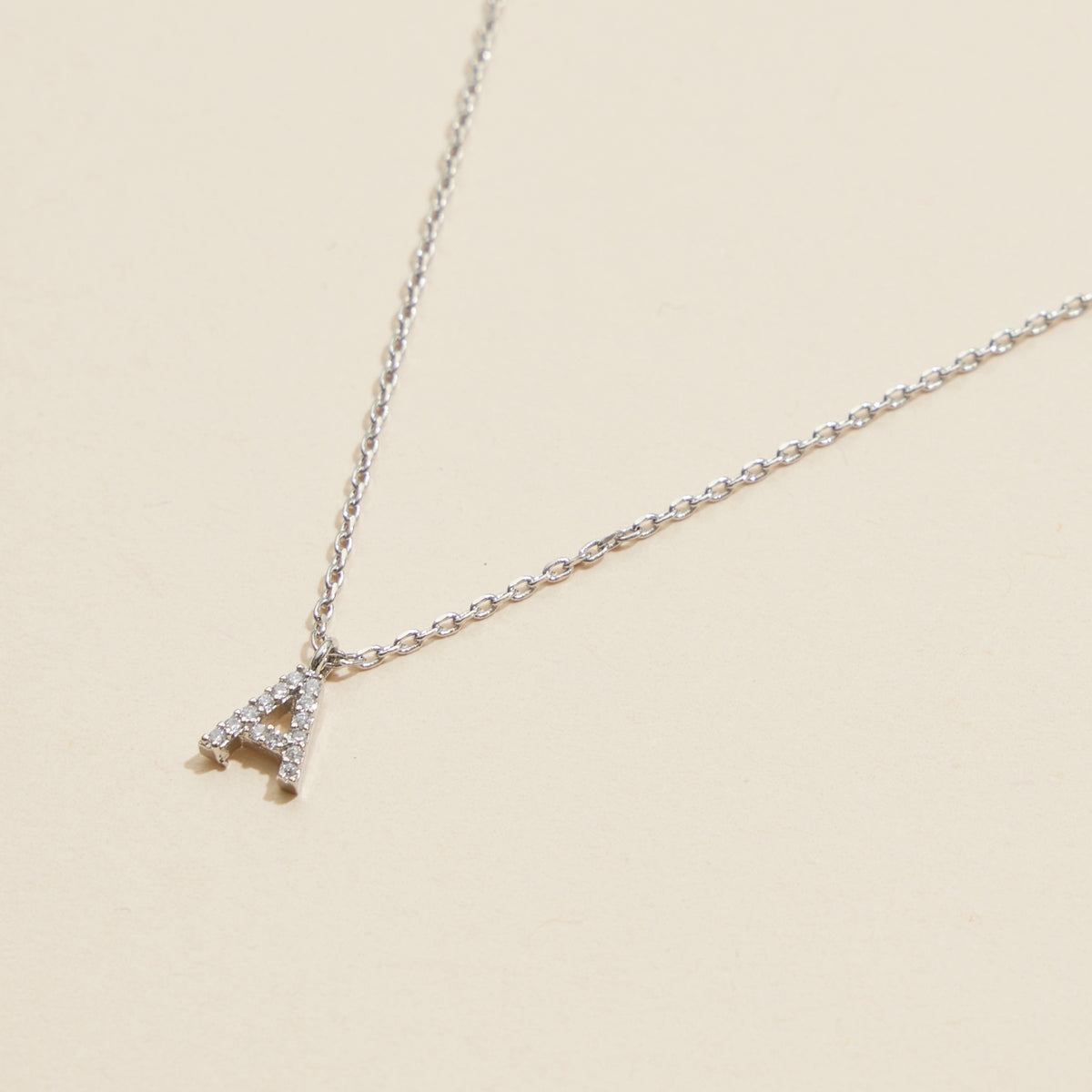 Letters Basic Gold Dipped Short Necklace