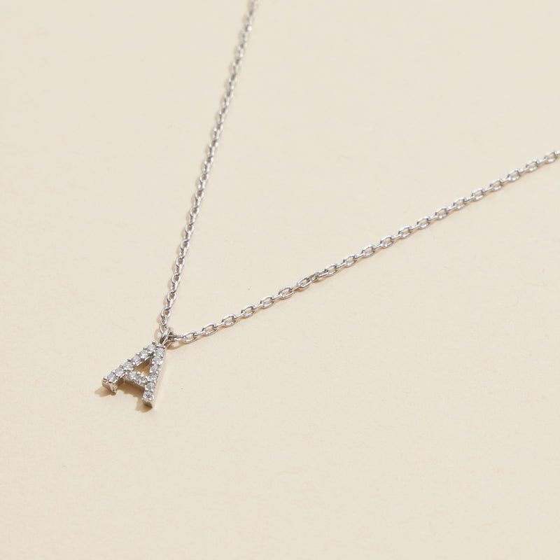 Letters Basic Gold Dipped Short Necklace
