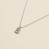Letters Basic Gold Dipped Short Necklace