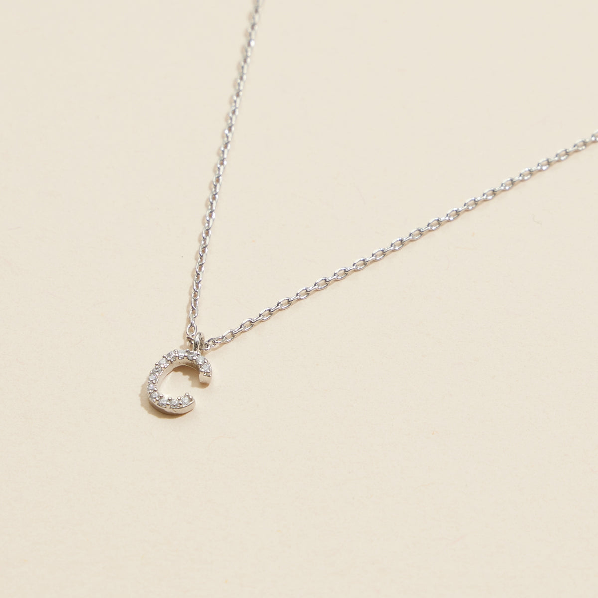 Letters Basic Gold Dipped Short Necklace
