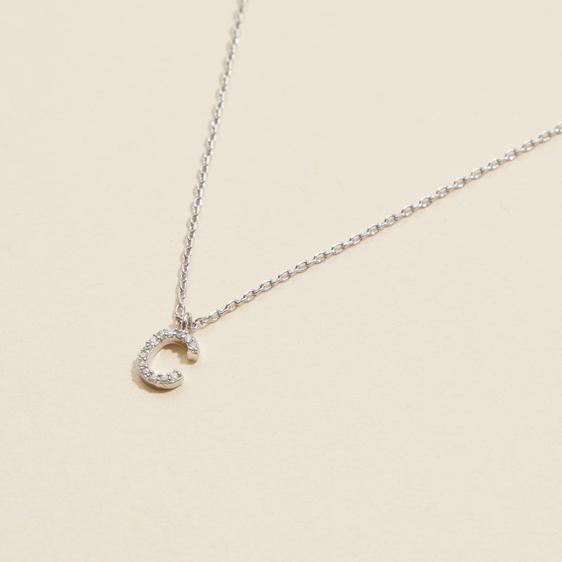 Letters Basic Gold Dipped Short Necklace