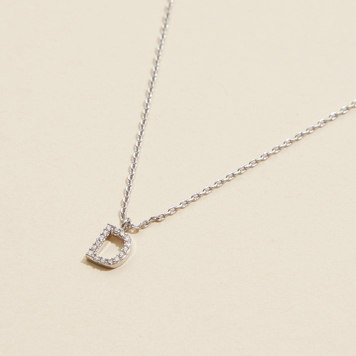 Letters Basic Gold Dipped Short Necklace