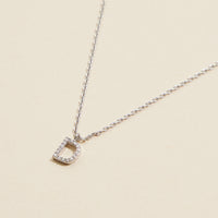 Letters Basic Gold Dipped Short Necklace