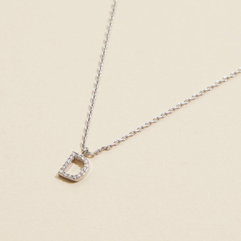 Letters Basic Gold Dipped Short Necklace